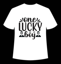 One Lucky Boy Shirt Design