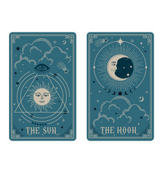 Tarot Cards Sun And Moon