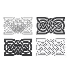 Celtic tattoo pattern Royalty Free Vector Image