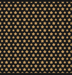 Christmas Star Gold Style Seamless Pattern On