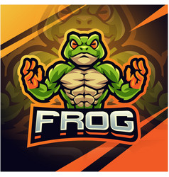 Frog Fighter Esport Logo Design