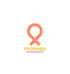 Psoriasis Awareness Month Concept Horizontal