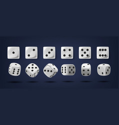 Dice Cubes Set Small Six-sided Objects With Dots