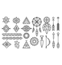 Native American Elements Navajo Indian Graphic