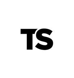 Letter T And S Ts Logo Design Template Minimal