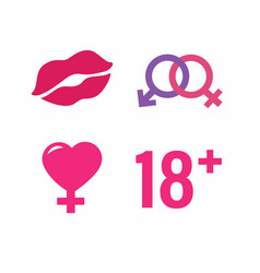 Love Sex Symbol Collection Set