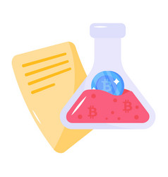 Ready To Use Flat Icon Of Lab Report