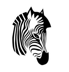 Head Of A Zebra Animal Tattoo