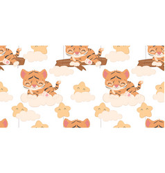 Tiger Seamless Pattern