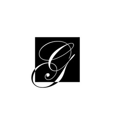 G Swirl Monogram Brand Name Icon