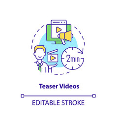 Teaser Videos Concept Icon