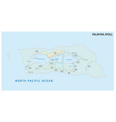 Map Palmyra Atoll Usa