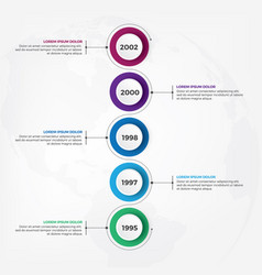 Vertical Timeline Infographic Design Template