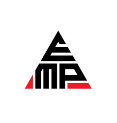 Emp Triangle Letter Logo Design With Triangle