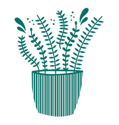 Ferns In A Pot Cut Out