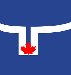 Flag Toronto In Canada