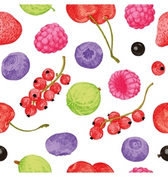 Berries pattern Royalty Free Vector Image - VectorStock