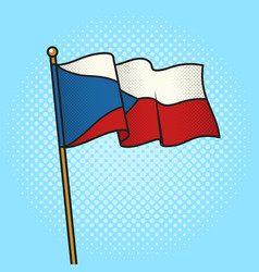 Flag Of The Czech Republic Pinup Pop Art