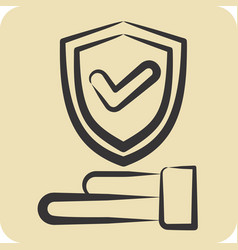 Icon Insurance Related To Security Symbol Hand