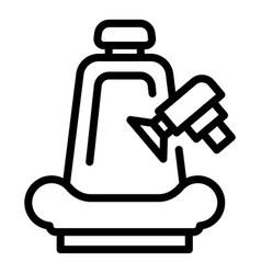 Cleaning Car Seat Icon Outline Wash