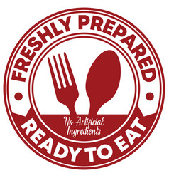 Ready To Eat Label