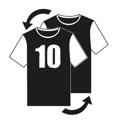 Black And White Soccer Player Replacement Icon