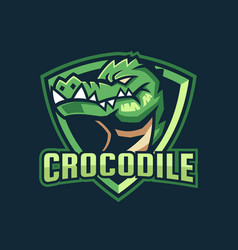 Green Crocodile Sport Logo Design