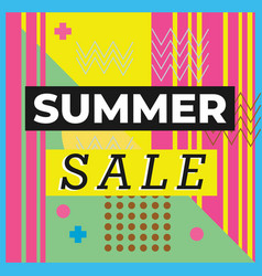 Summer Sale Banner Design Template Background