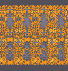 Traditional Ornamental Floral Pattern Seamless