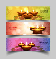 Elegant Abstract Happy Diwali Festival Card