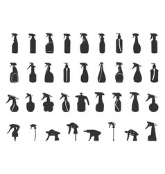 Spray Bottle Silhouette Svg