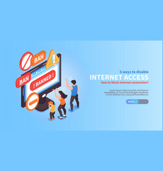 Disable Internet Access Banner