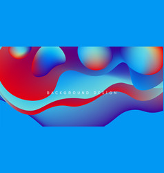 Fluid Waves Abstract Background For Covers