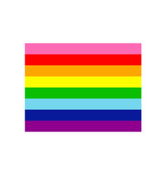 Gilbert Baker Pride Flag Standard Proportions