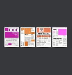 Newspaper Magazine Mockup Template News