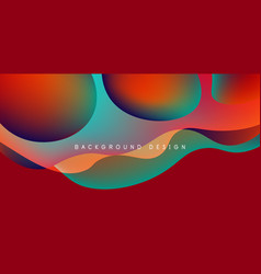 Fluid Waves Abstract Background For Covers