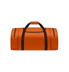 Orange Travel Bag Composition