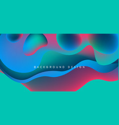 Fluid Waves Abstract Background For Covers