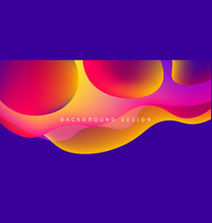 Fluid Waves Abstract Background For Covers