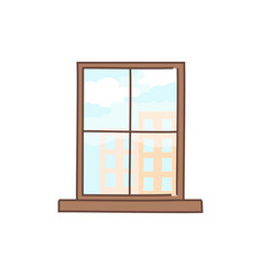 Fog Outside The Window Color Line Icon Pictogram