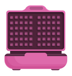 Sandwich Maker Icon Cartoon Waffle Iron