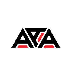 Aaa Triangle Letter Logo Design With Triangle