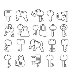 Different Keys With Keychain Coloring Page Home