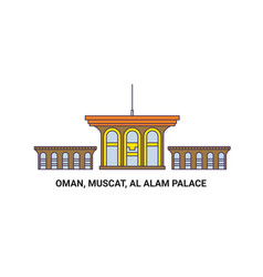 Oman Muscat Al Alam Palace Travel Landmark