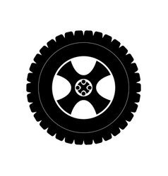 Side View Car Tire Icon