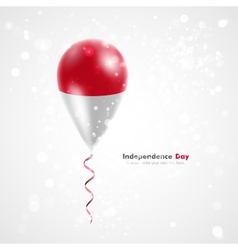 Flag Of Indonesia On Balloon