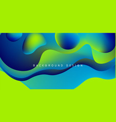 Fluid Waves Abstract Background For Covers