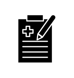 Clipboard Icon With Hospital Plus Sign