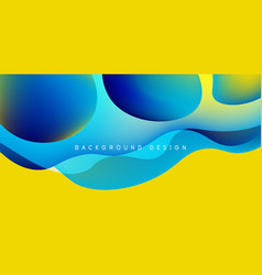 Fluid Waves Abstract Background For Covers