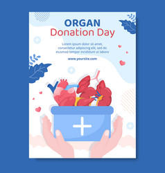 Organ Donation Day Social Media Poster Template